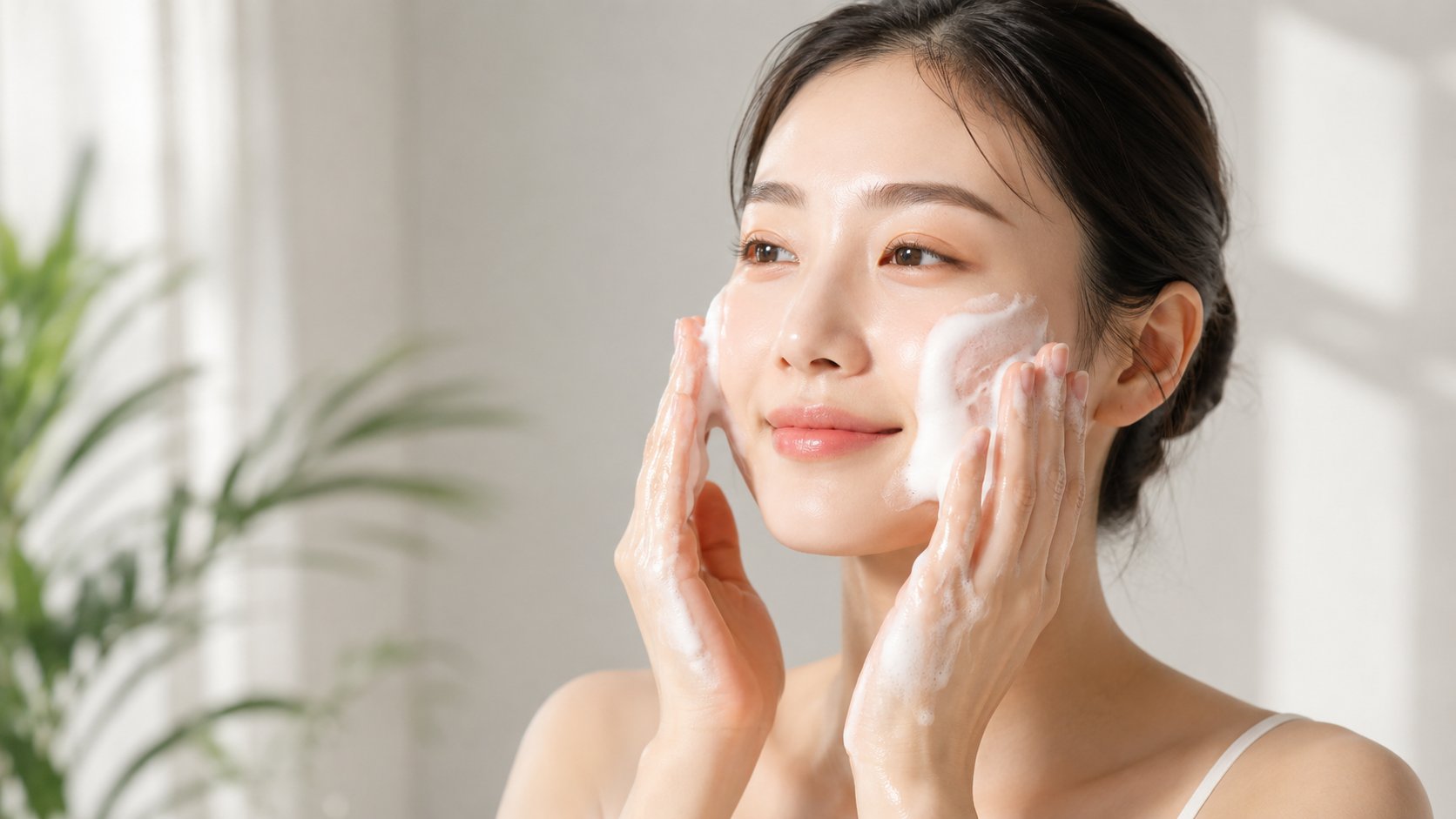 Chăm sóc da dầu do stress bằng sữa rửa mặt dịu nhẹ