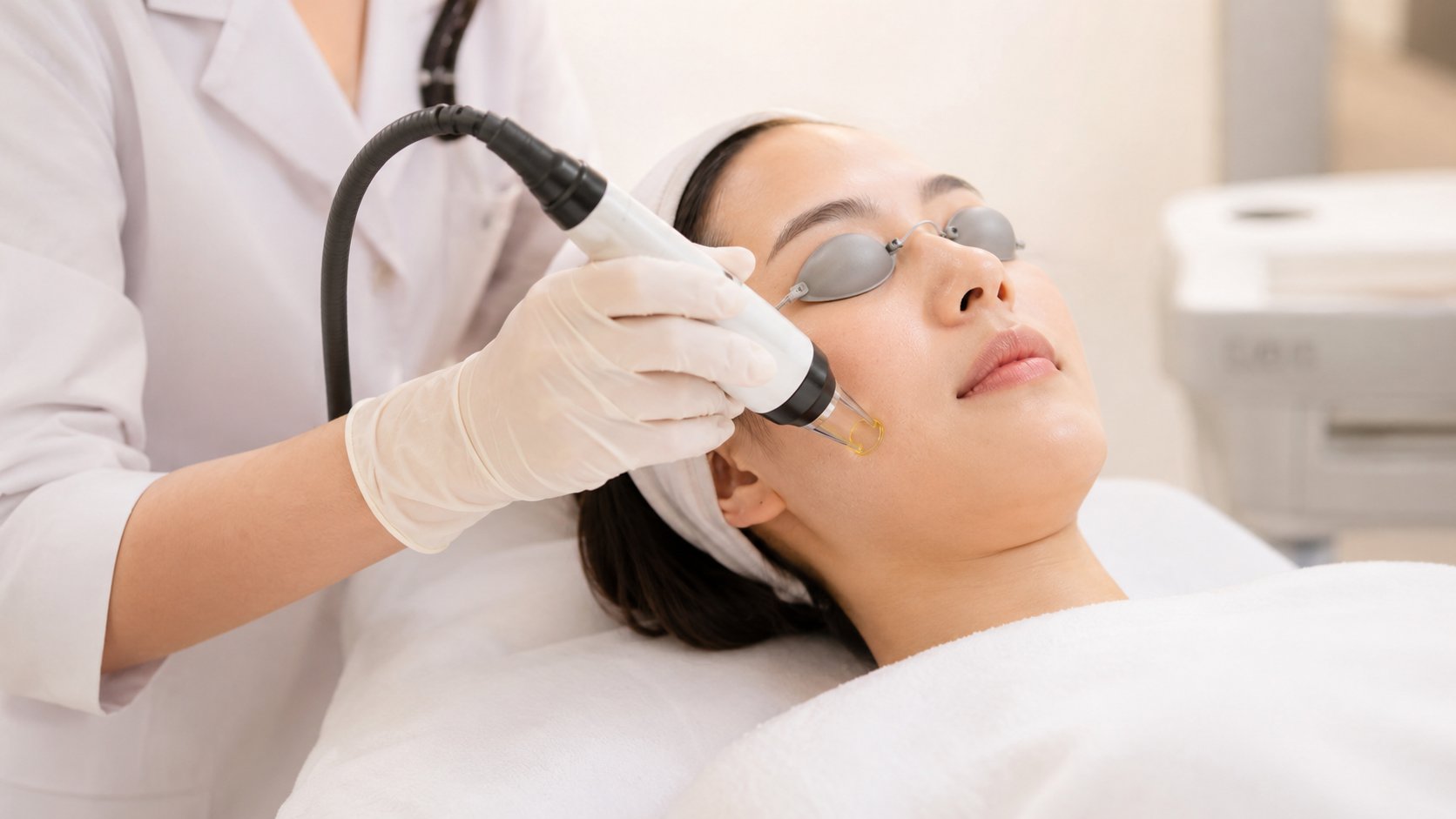 Laser phá vỡ hắc sắc tố điều trị thâm sạm tận gốc