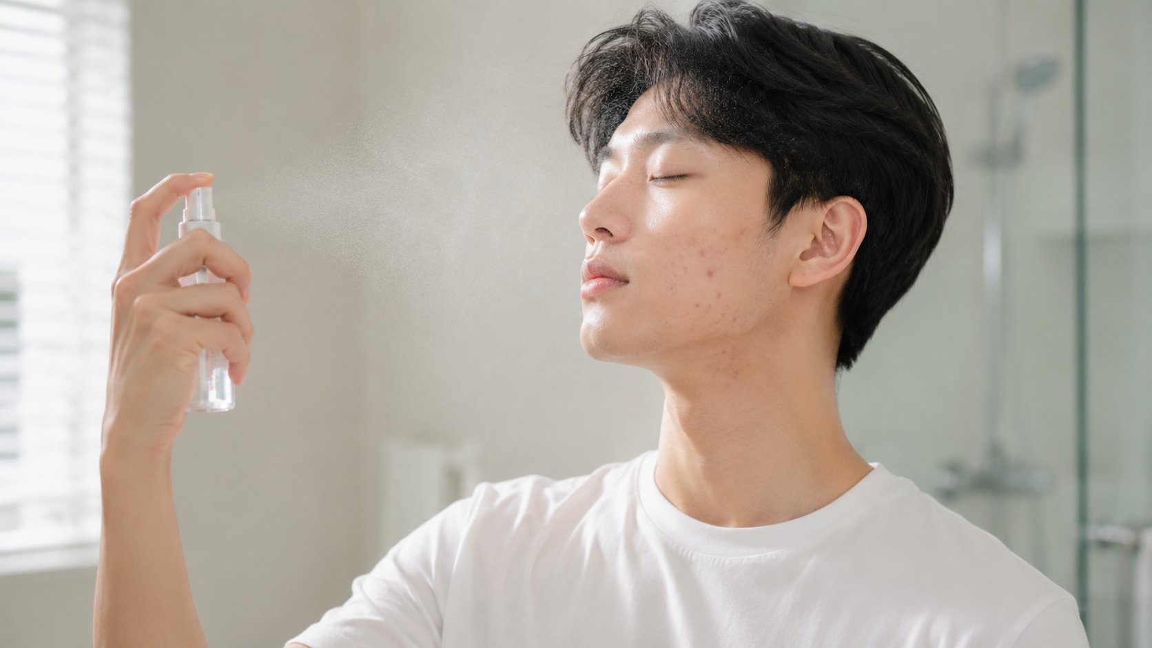 Xịt Hypochlorous Acid trong chăm sóc da mụn
