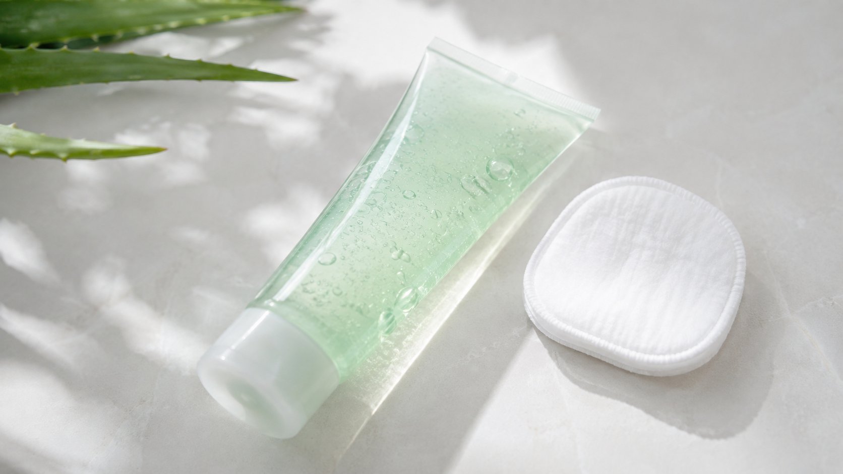 Làm dịu da sau buổi triệt lông laser bằng gel mát