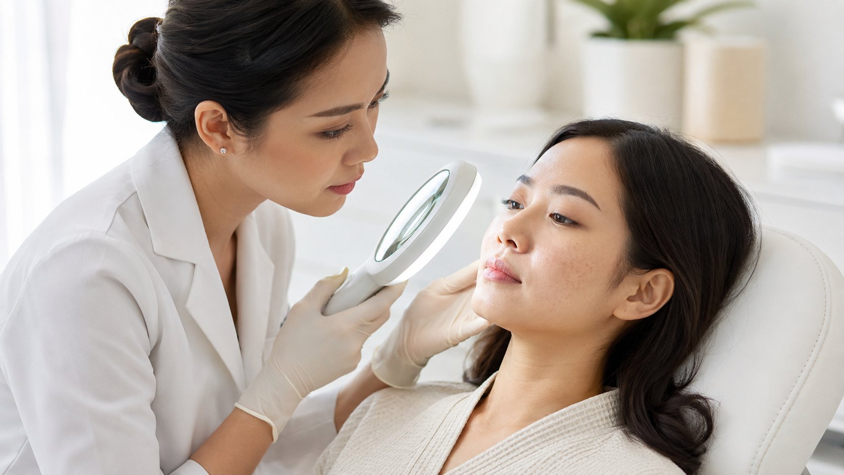 Thăm khám và phân loại sẹo rỗ trước khi tư vấn điều trị