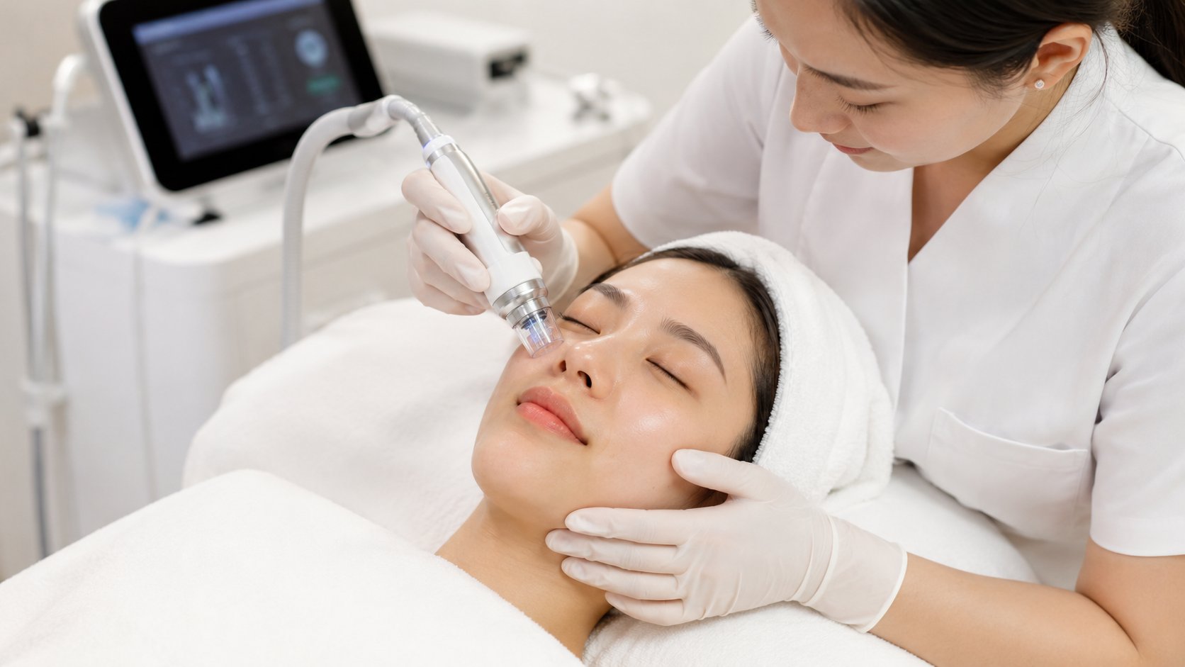 Điều trị sẹo rỗ bằng vi kim RF tại cơ sở chuyên sâu ở Hà Nội