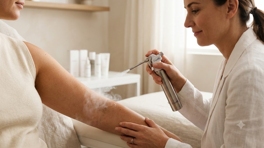 Chấm Nitơ Lỏng (Cryotherapy) Là Gì? Trị Được Gì, Có Để Sẹo Không?