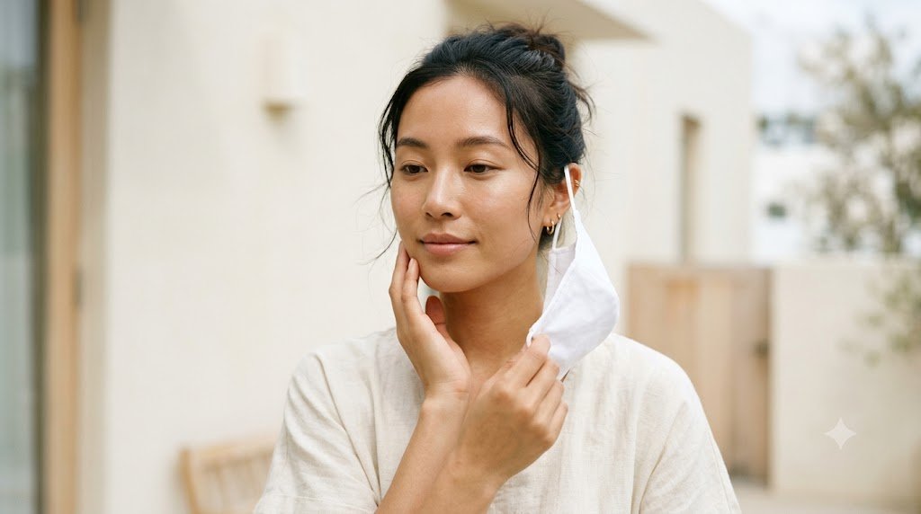 Đeo khẩu trang lâu ảnh hưởng da thế nào? Cách nhận biết và xử lý maskne