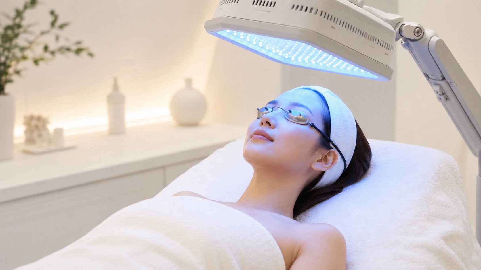 Điều Trị Mụn Bằng Ánh Sáng: Blue Light, Red Light Hoạt Động Thế Nào?
