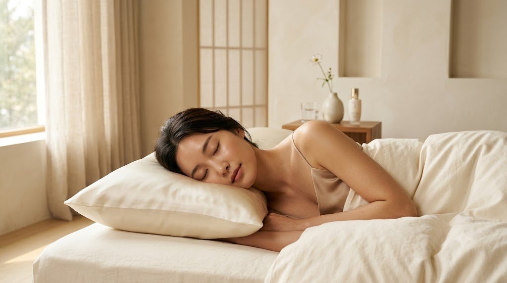 Ngủ nghiêng có làm da nhăn sớm không? Góc nhìn từ cơ chế da