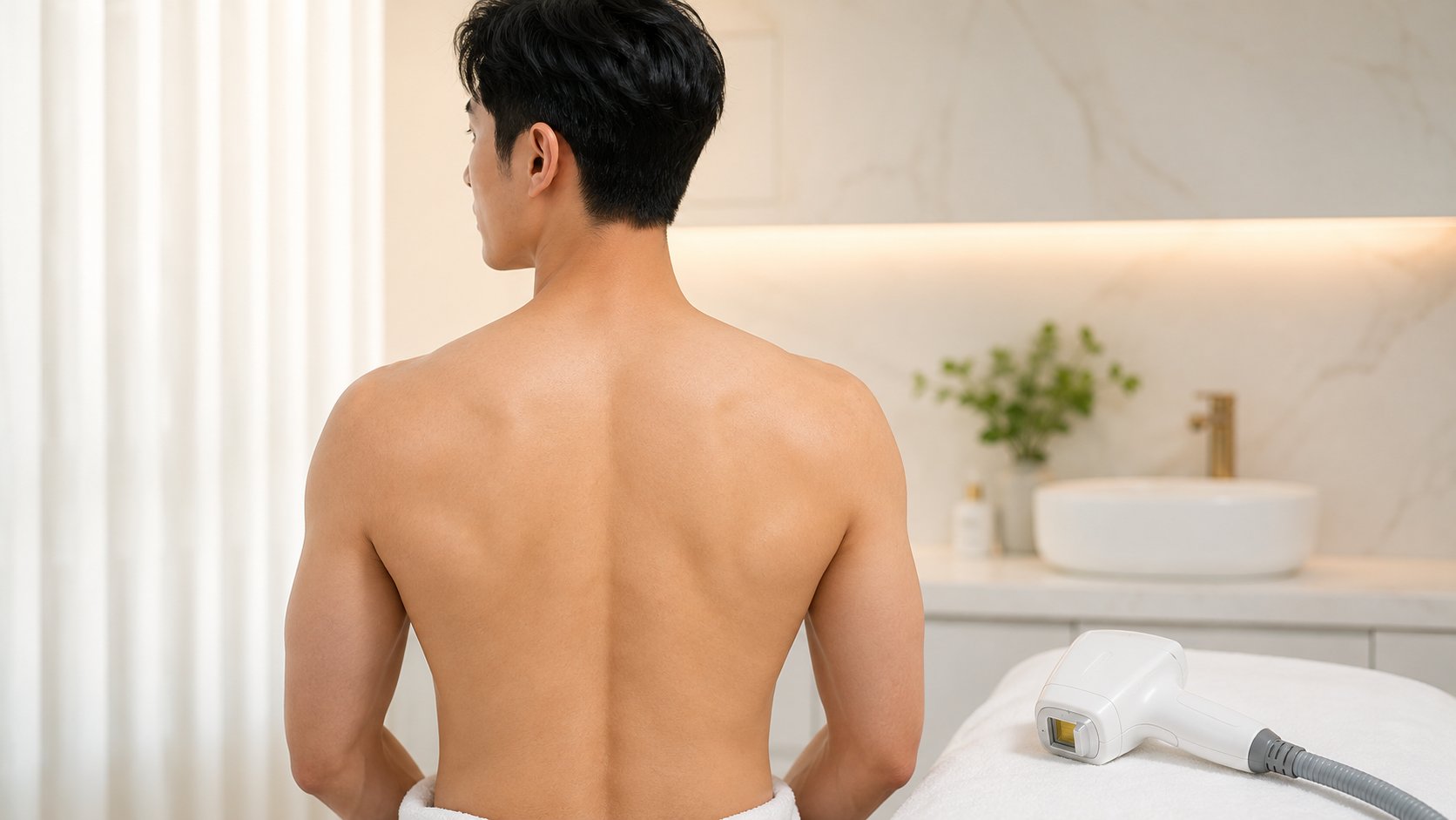 Triệt Lông Lưng và Ngực Cho Nam: Số Buổi, Quy Trình và Lưu Ý